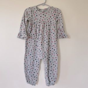 BabyGap heart romper 18-24mo